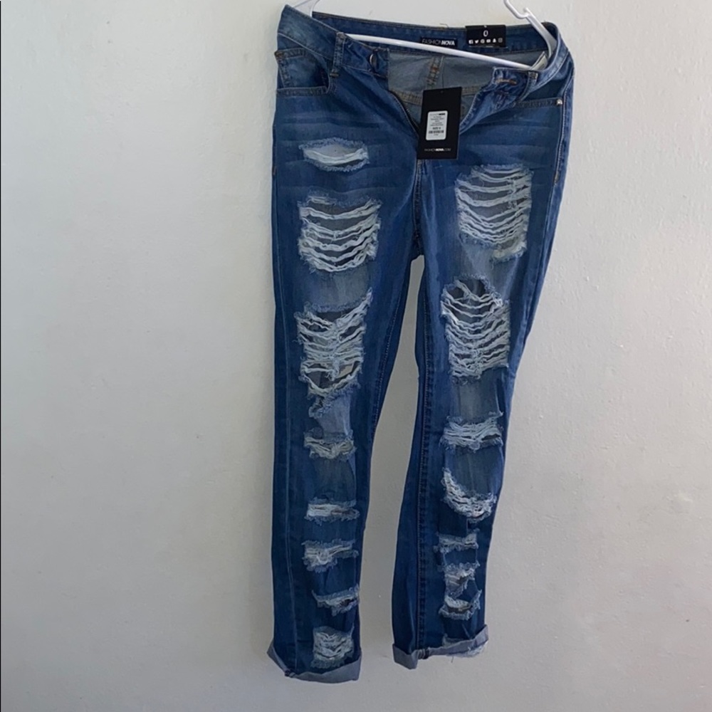 Fashion nova jeans size 0